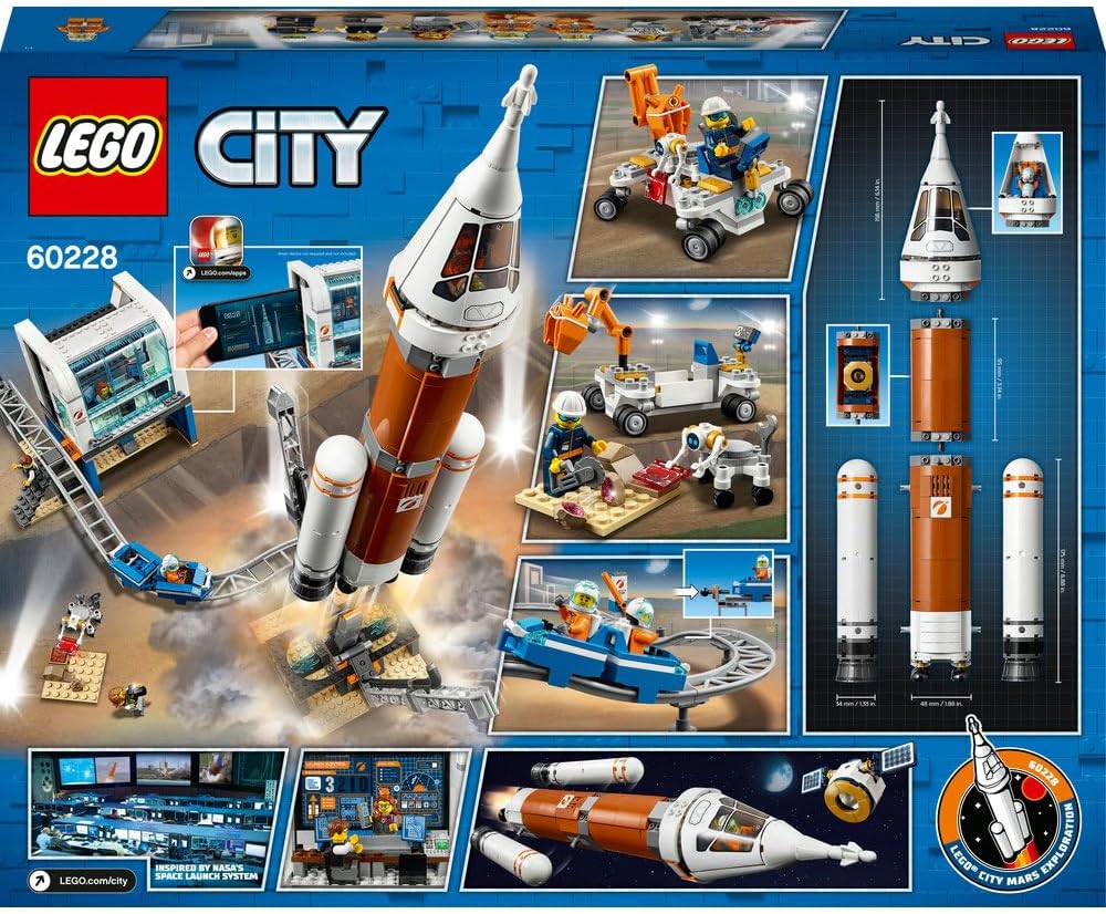LEGO City Deep Space Rocket and Launch Control 60228 Building Kit - image 6