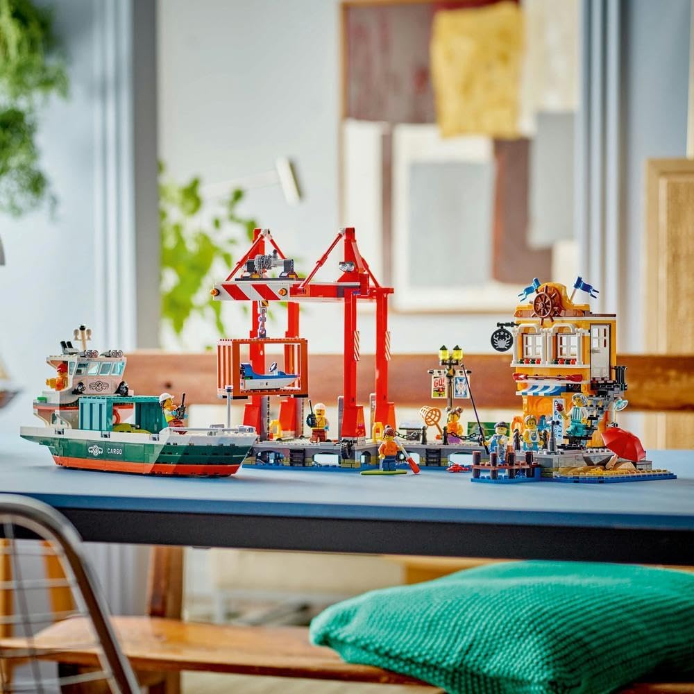 LEGO City Seaside Harbour with Cargo Ship - image 5