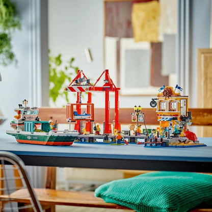 LEGO City Seaside Harbour with Cargo Ship - image 5