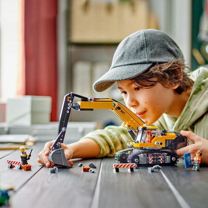 LEGO City Yellow Construction Excavator Toy Digger for 8 Plus Year Old Boys - image 3