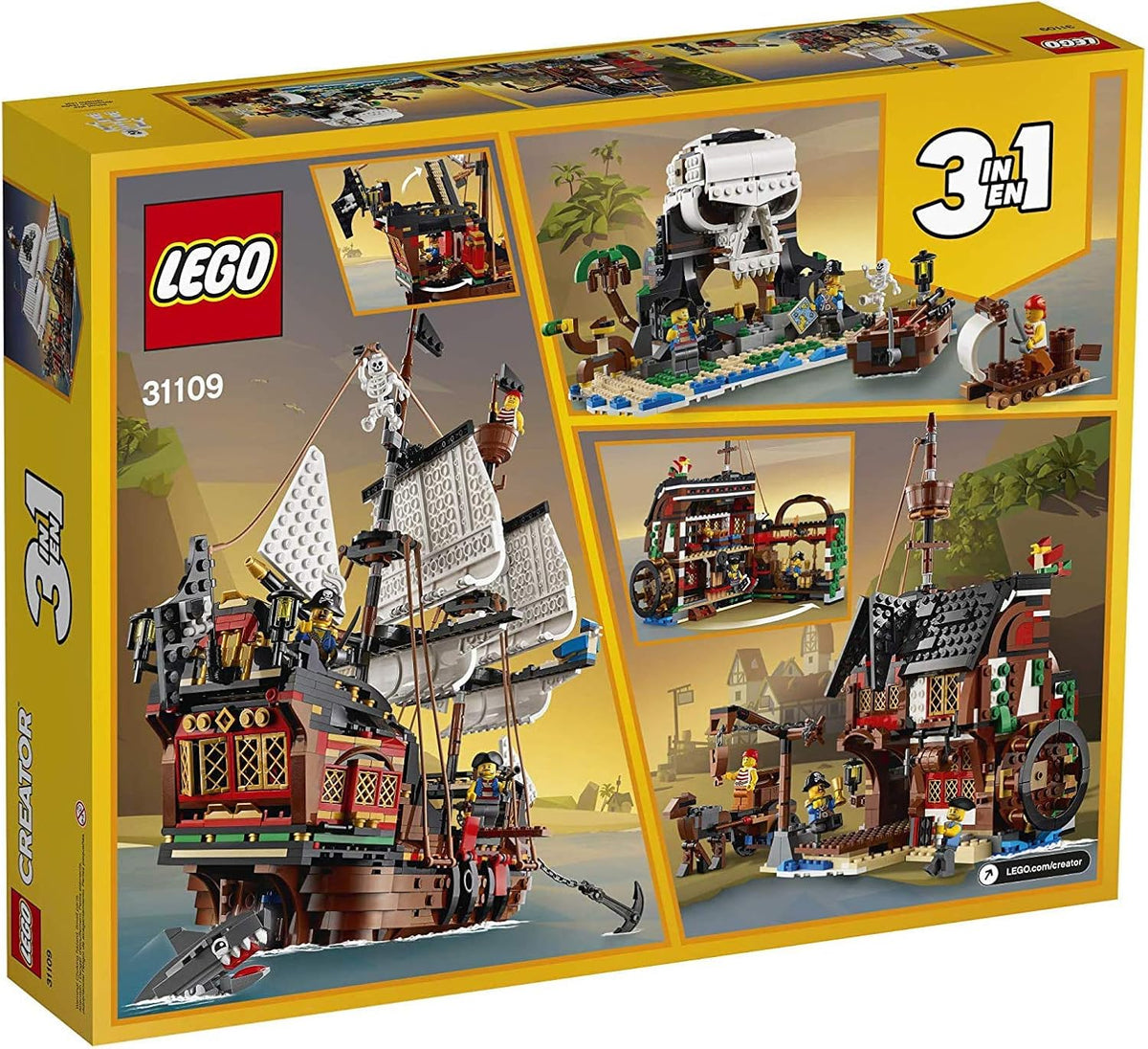 LEGO Creator 3 in 1 Pirate Ship Building Set - image 5