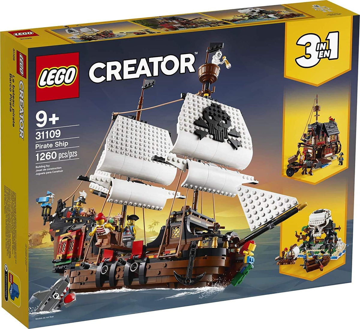LEGO Creator 3 in 1 Pirate Ship Building Set - image 8