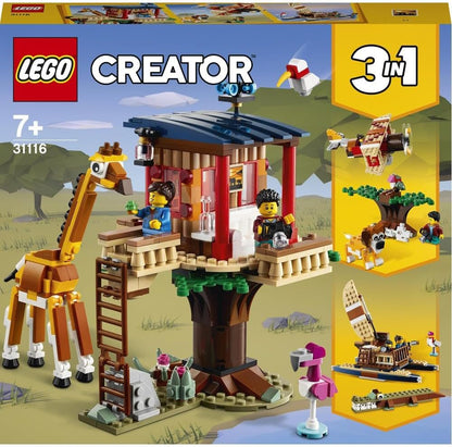 LEGO Creator 3in1 Safari Wildlife Tree House 31116 Building Kit - image 2