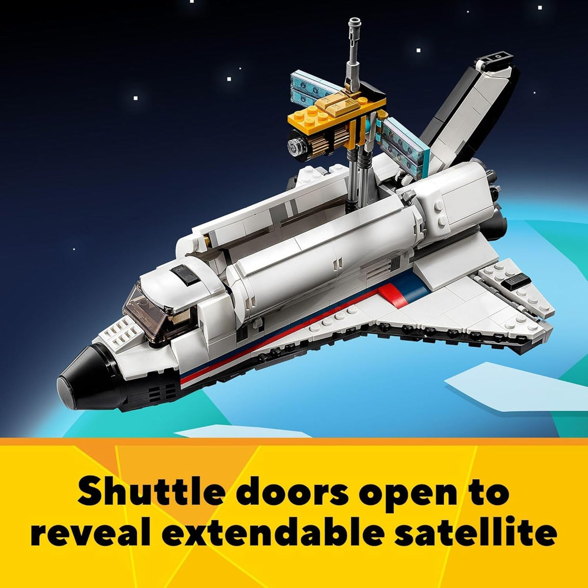 LEGO Creator 3in1 Space Shuttle Adventure 31117 Building Kit; Cool Toys for Kids Who Love Rockets... - image 6
