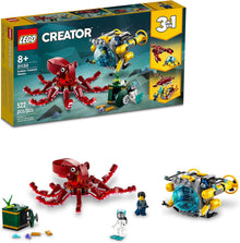 LEGO Creator 3in1 Sunken Treasure Mission 31130 Building Toy Set for Kids - image 1