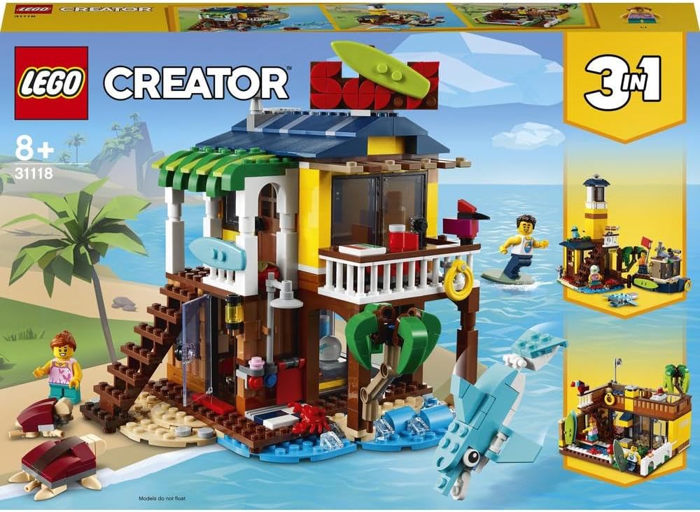 LEGO Creator 3in1 Surfer Beach House 31118 Building Kit - image 2