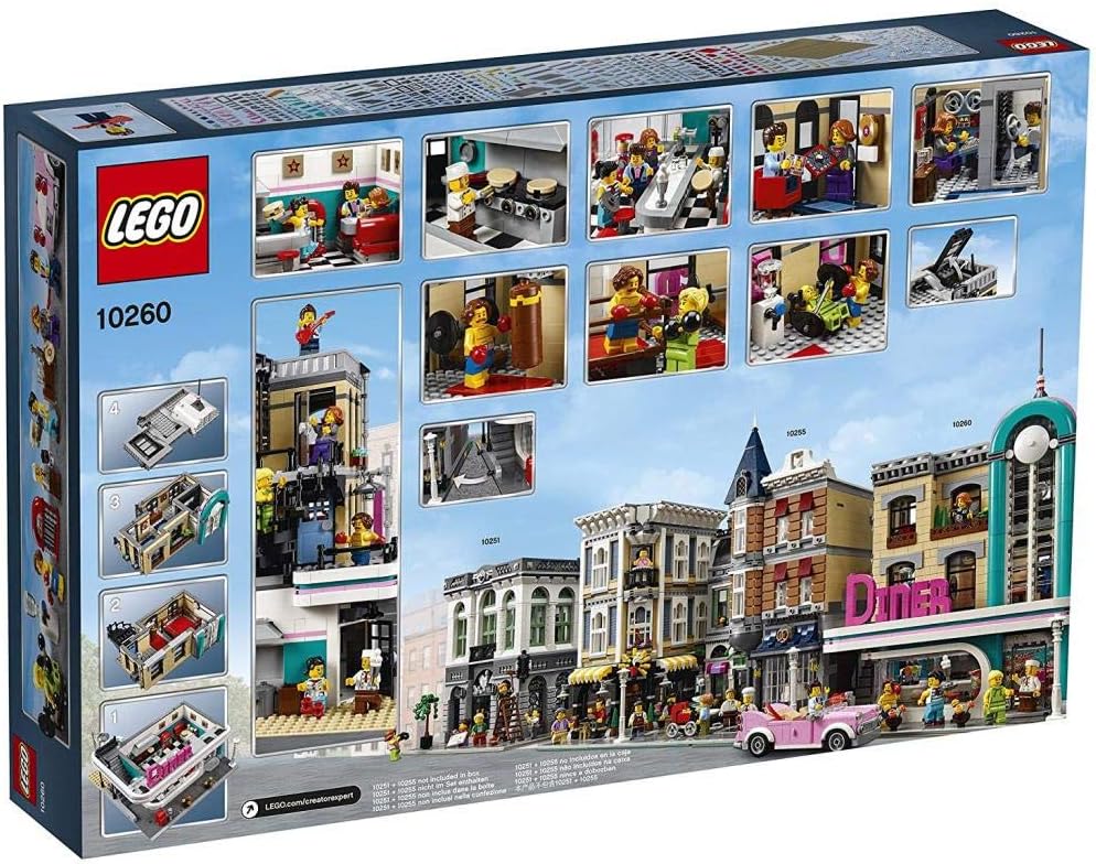 LEGO Creator Expert Downtown Diner 10260 Building Kit - image 3