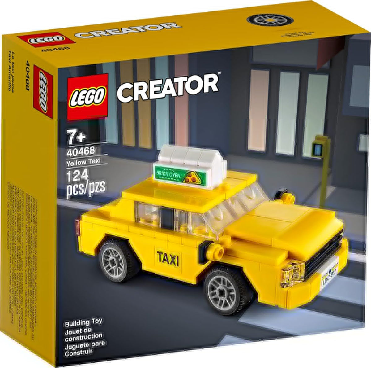 LEGO Creator Yellow Taxi 40468 Set - image 1