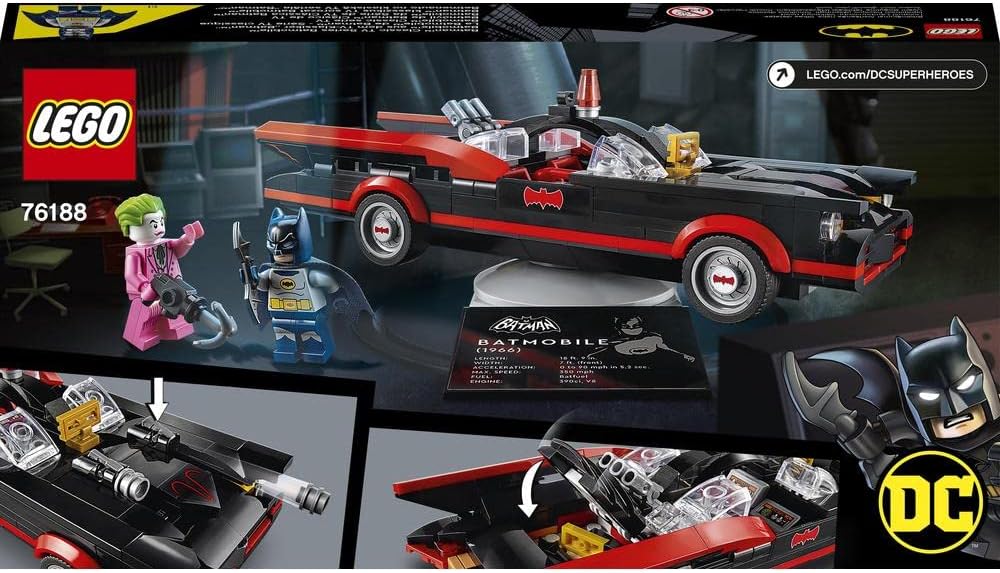 LEGO DC Batman: Batman Classic TV Series Batmobile 76188 Building Kit - image 6