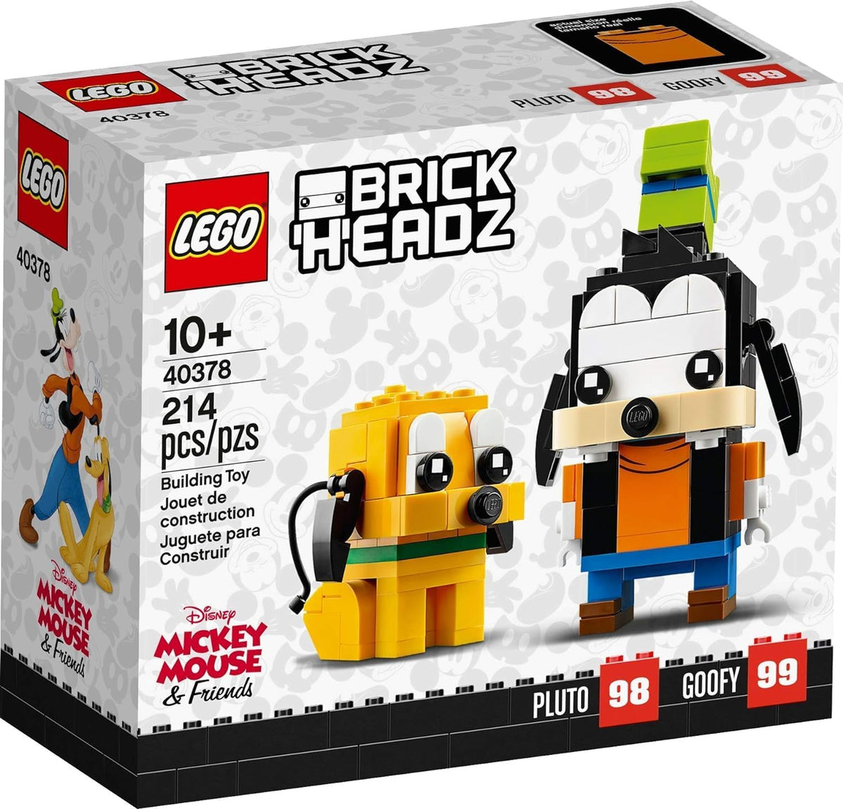 Lego Disney Brick Headz Pluto Goofy Set 40378 - image 1