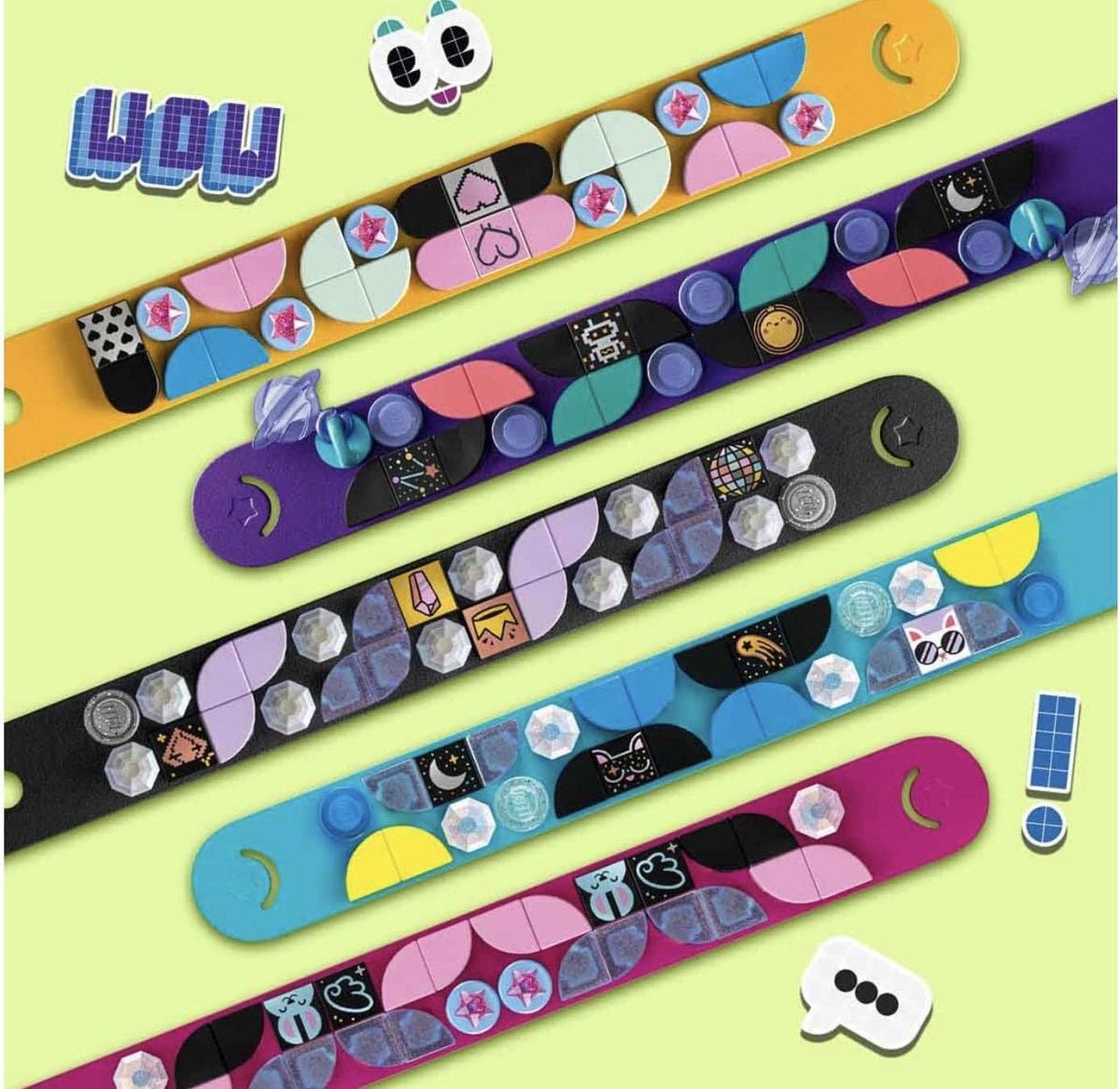 LEGO DOTS Extra DOTS Series 8 – Glitter and Shine 41803 DIY Craft and Decoration Kit; Building... - image 7