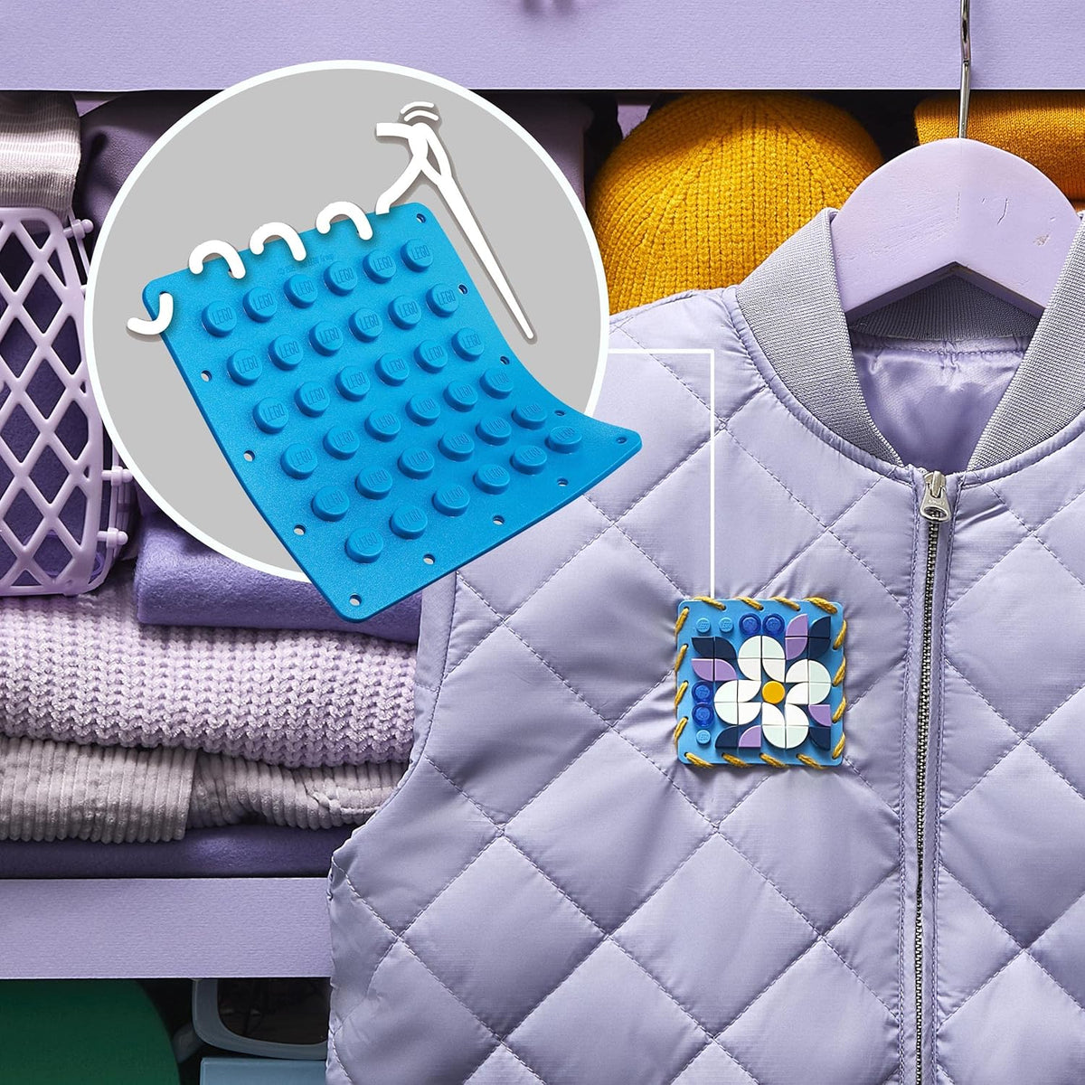LEGO DOTS Stitch-on Patch 41955 DIY Craft Decoration Kit - image 3