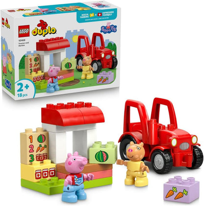 LEGO DUPLO Peppa Pig Tractor and Market - image 1