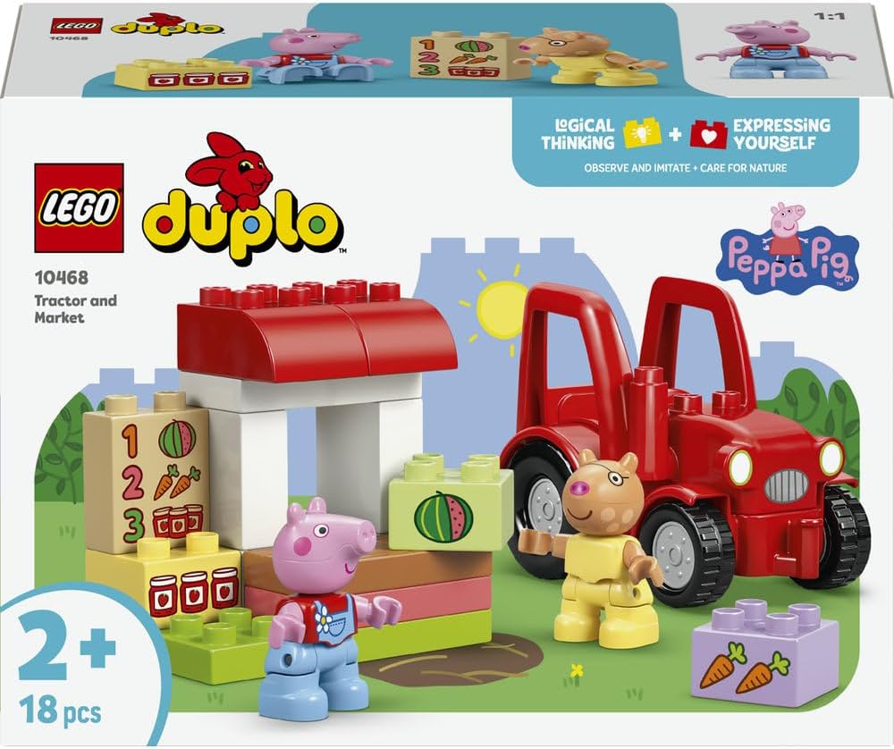 LEGO DUPLO Peppa Pig Tractor and Market - image 10