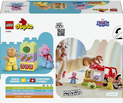 LEGO DUPLO Peppa Pig Tractor and Market - image 11