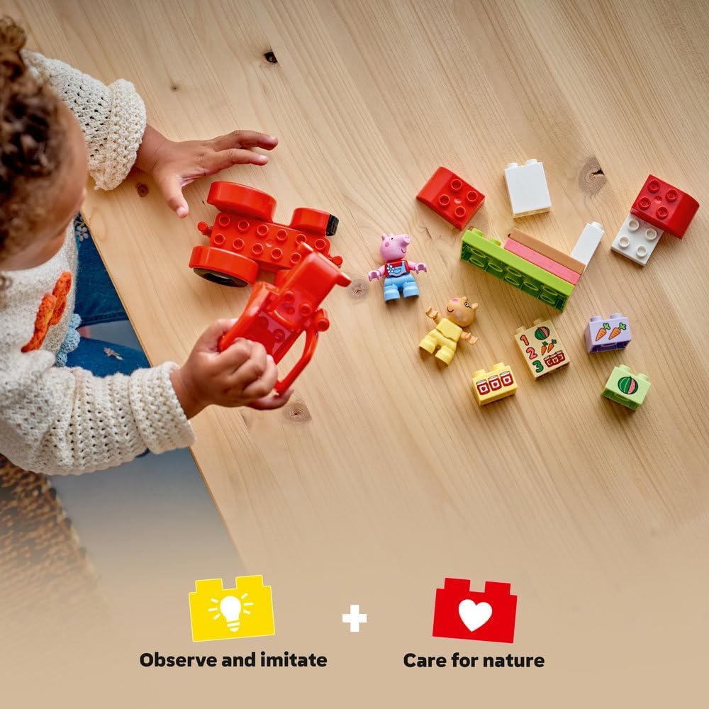 LEGO DUPLO Peppa Pig Tractor and Market - image 3