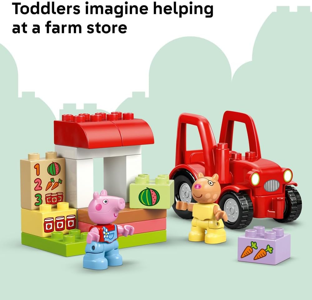 LEGO DUPLO Peppa Pig Tractor and Market - image 4