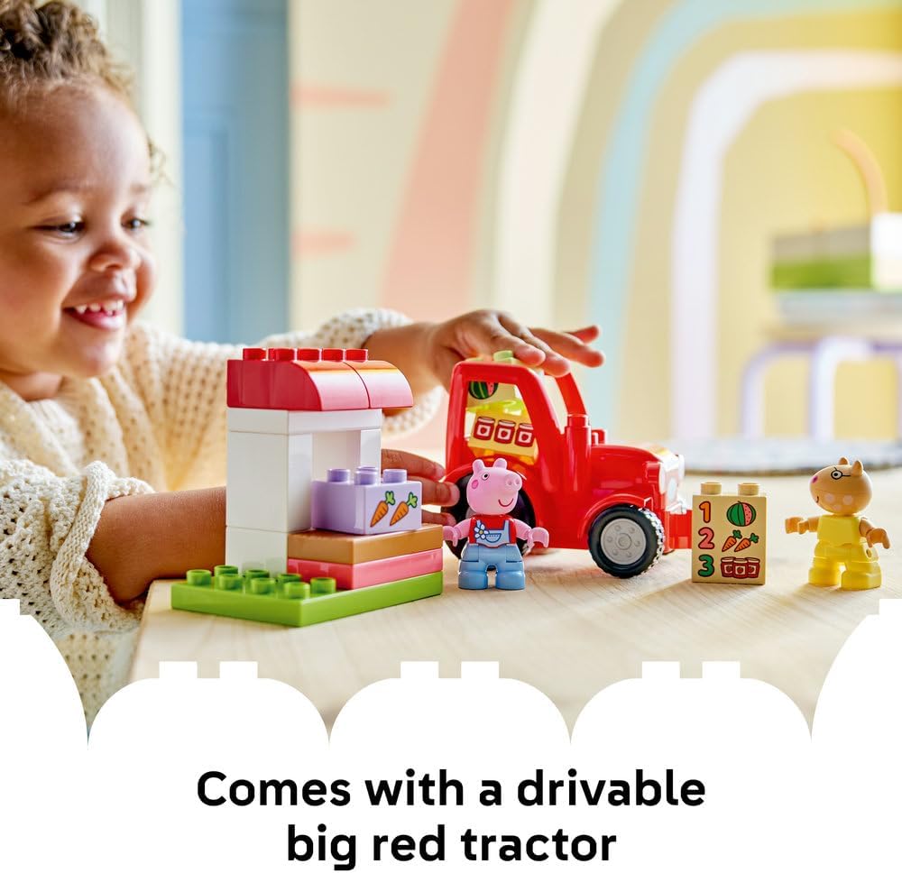 LEGO DUPLO Peppa Pig Tractor and Market - image 5