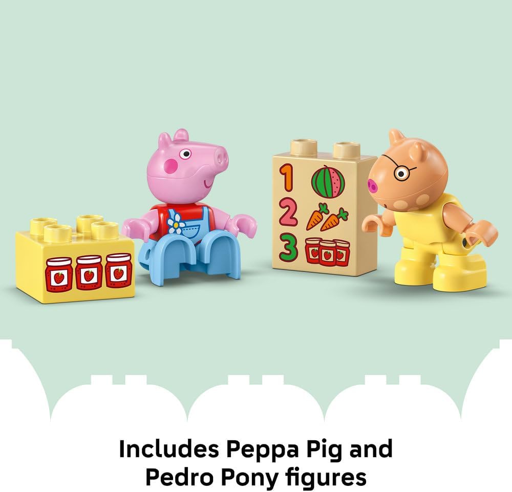 LEGO DUPLO Peppa Pig Tractor and Market - image 6