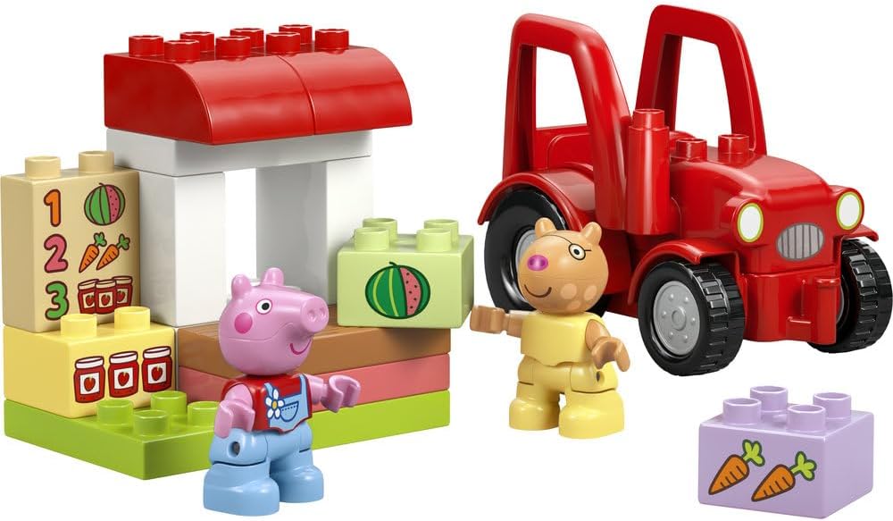 LEGO DUPLO Peppa Pig Tractor and Market - image 9