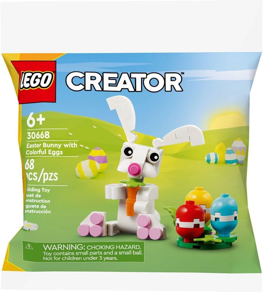 Lego - Easter Bunny with Coloured Eggs - Polybag Easter Gift Box (30668) - image 1