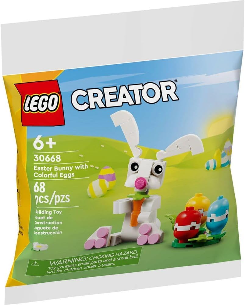 Lego - Easter Bunny with Coloured Eggs - Polybag Easter Gift Box (30668) - image 3