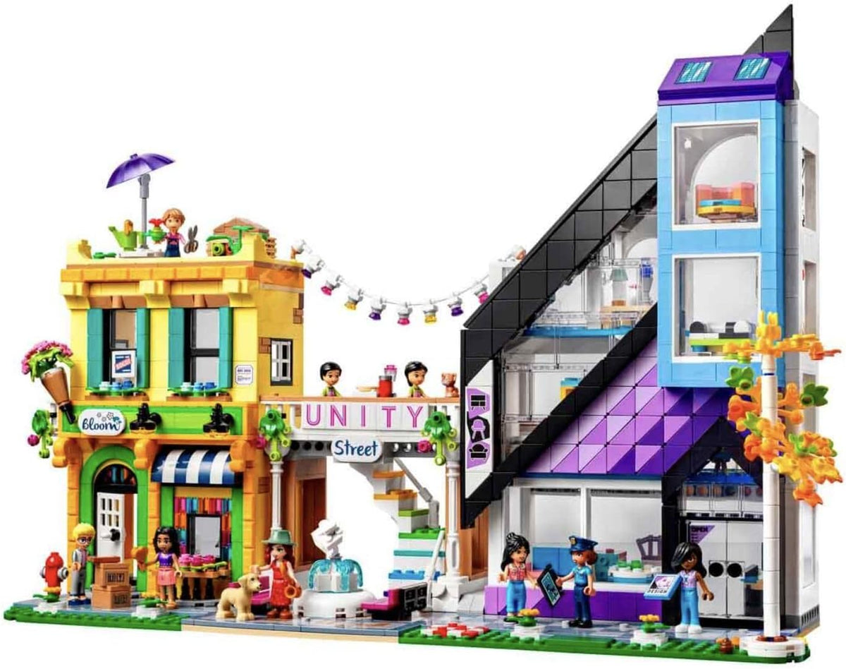 LEGO Friends Downtown Flower and Design Stores 41732 Building Blocks Toy Set; Toys for Boys - image 3