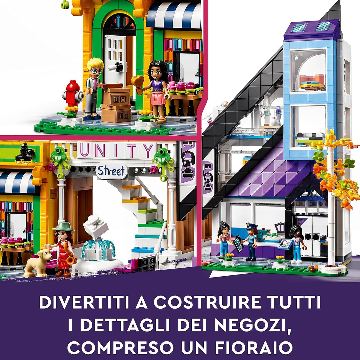 LEGO Friends Downtown Flower and Design Stores 41732 Building Blocks Toy Set; Toys for Boys - image 7