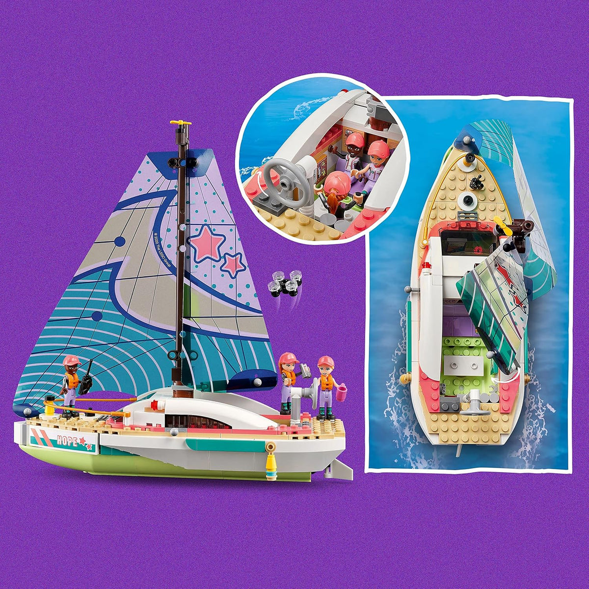 LEGO Friends Stephanie’s Sailing Adventure 41716 Building Toy Set for Girls - image 4