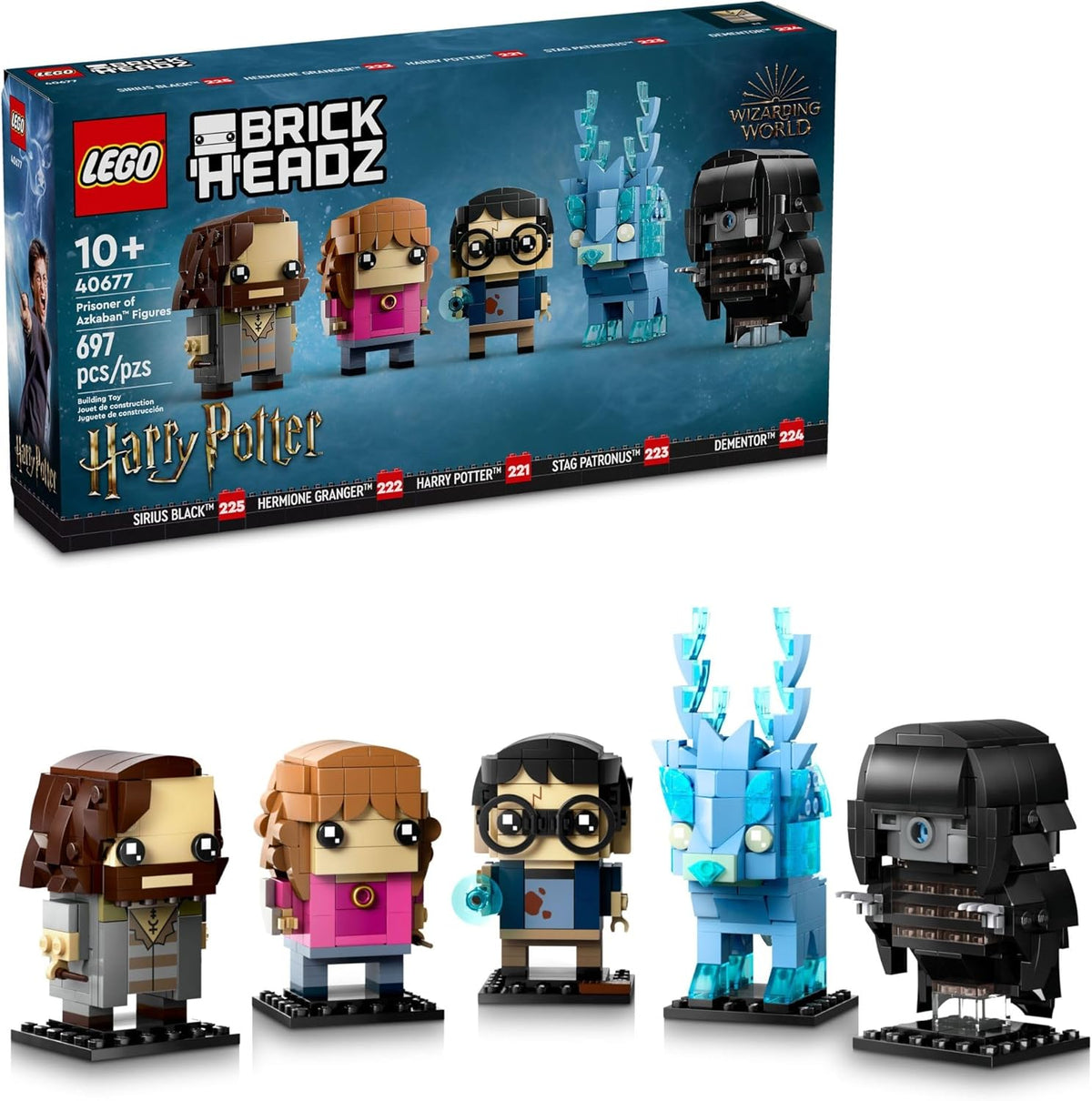 LEGO Harry Potter BrickHeadz Prisoner of Azkaban Figures 40677 - image 1