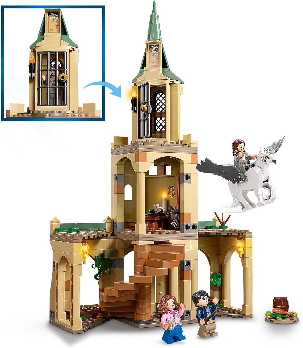 LEGO Harry Potter Hogwarts Courtyard: Sirius’s Rescue 76401 Building Kit - image 3