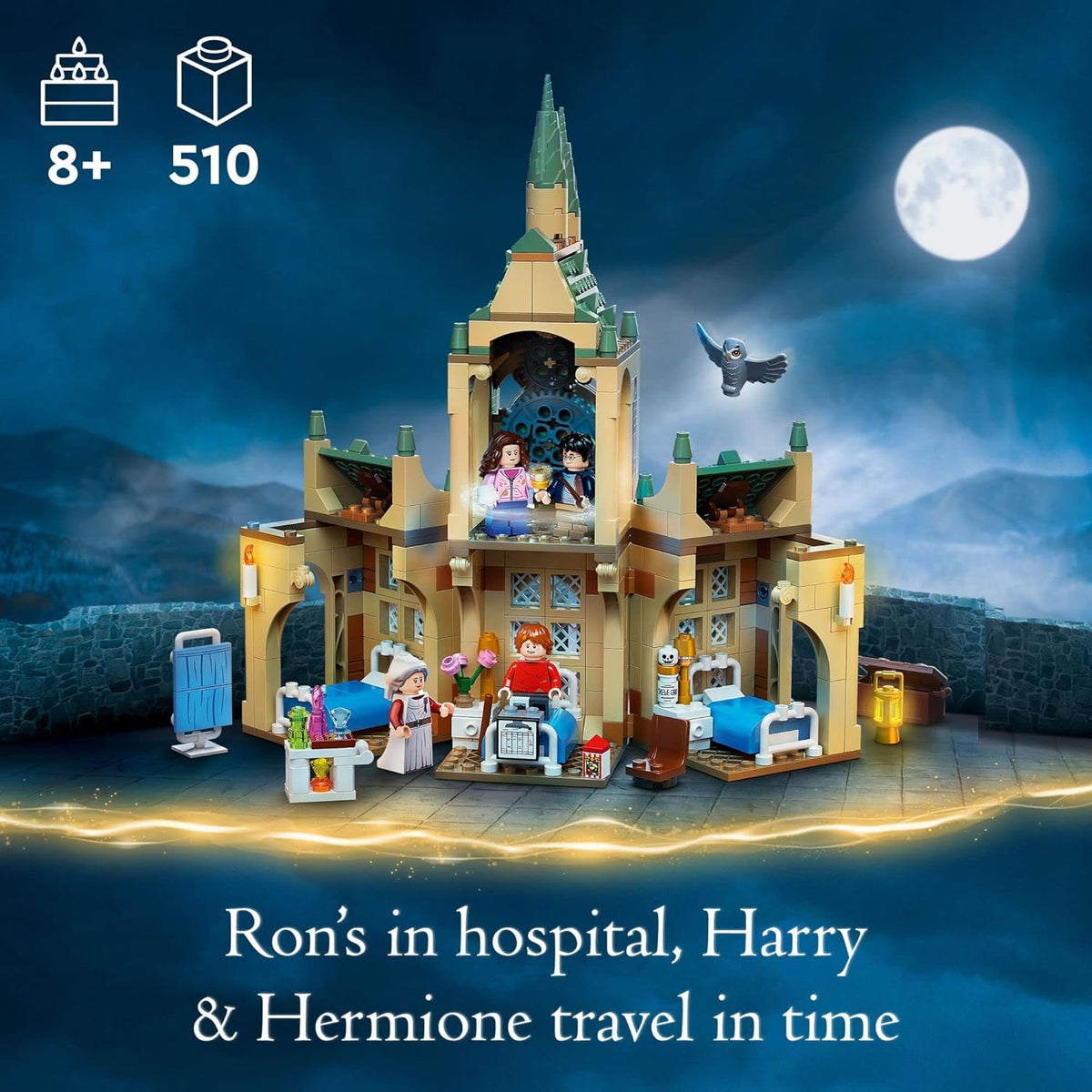 LEGO Harry Potter Hogwarts Hospital Wing 76398 Building Kit; Cool - image 2