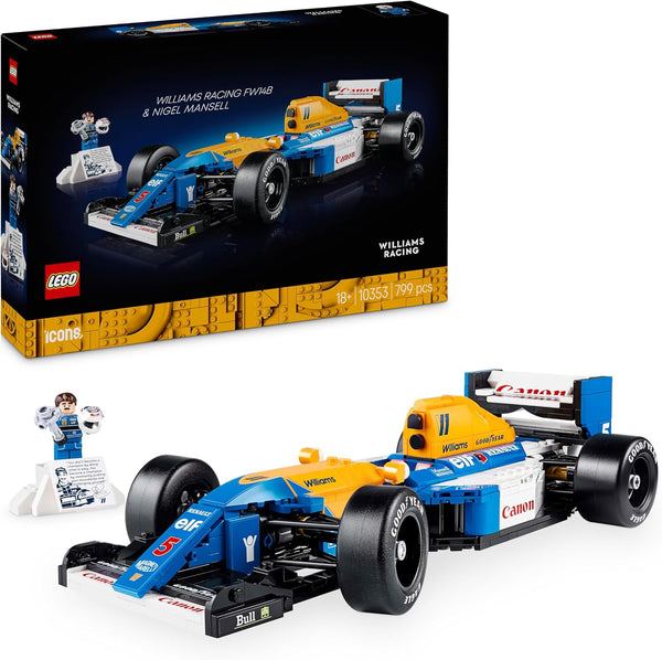 LEGO Icons Williams Racing FW14B & Nigel Mansell