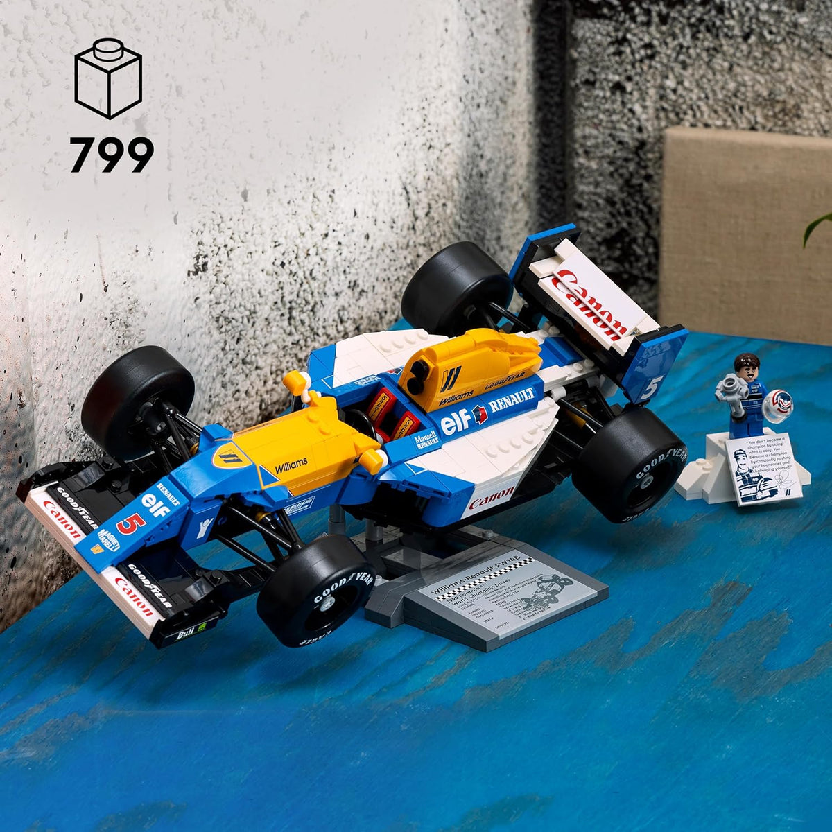 LEGO Icons Williams Racing FW14B & Nigel Mansell - image 2