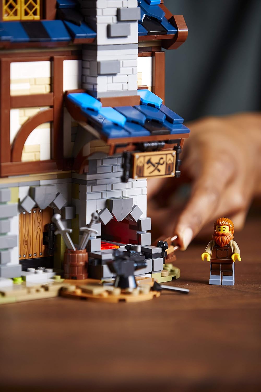 LEGO Ideas Medieval Blacksmith 21325 Building Blocks Toy Set (2 - image 8