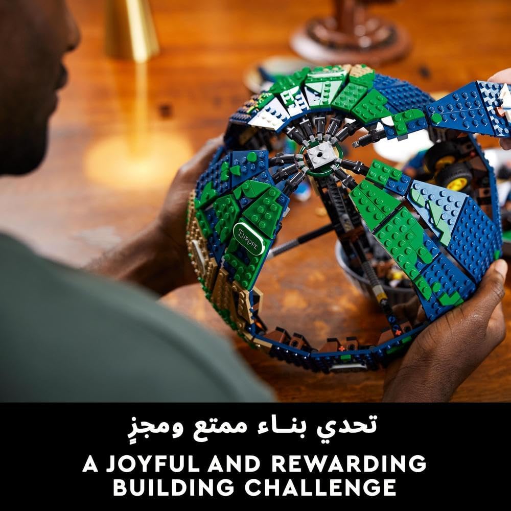 LEGO Ideas The Globe Spinning Model Building Set for Adults - image 5