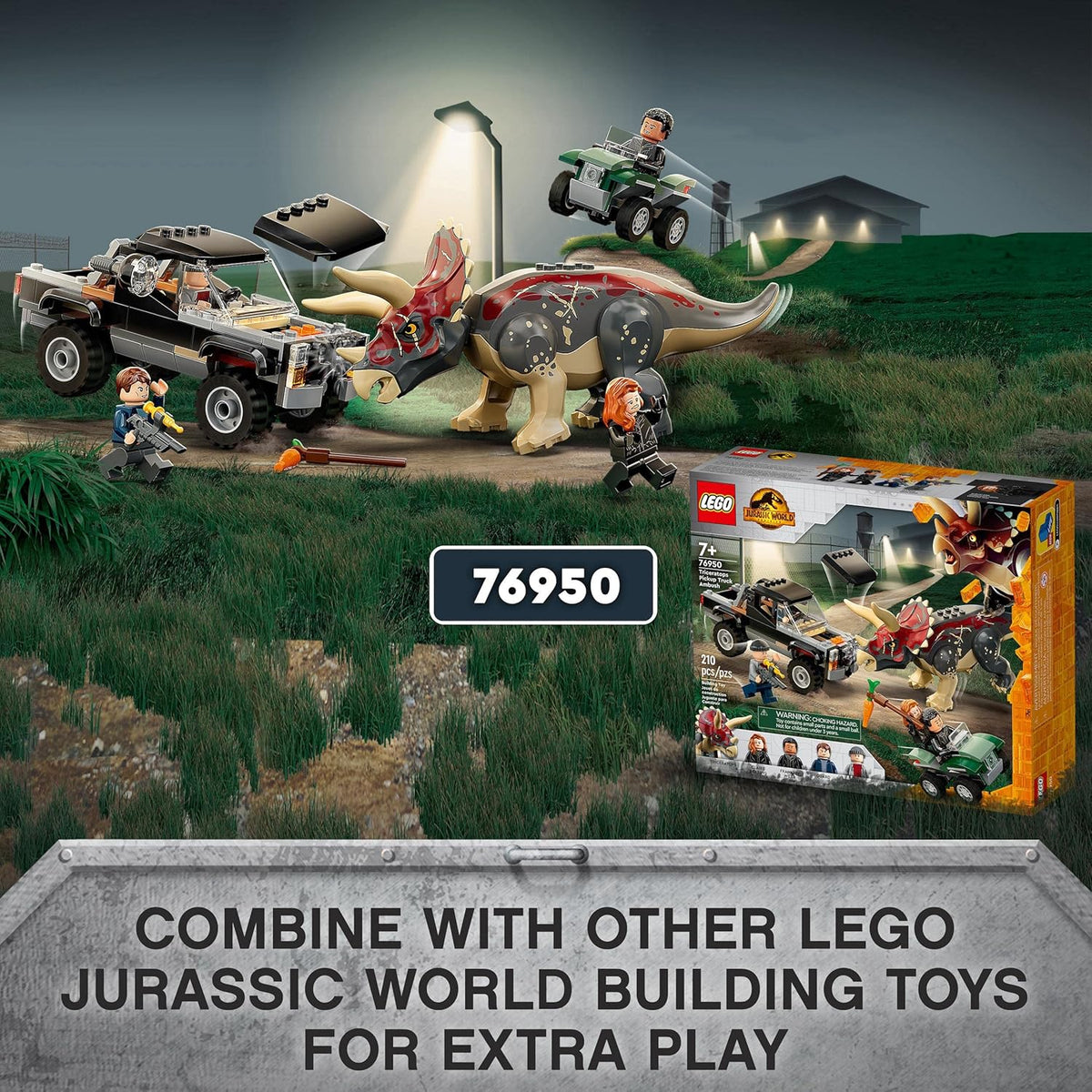 LEGO Jurassic World Pyroraptor & Dilophosaurus Transport 76951 Building Kit; Fun Toy for Creative... - image 7