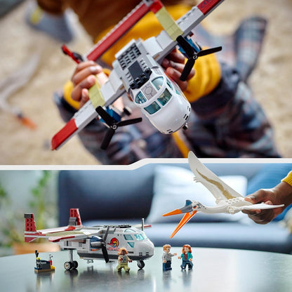LEGO Jurassic World Quetzalcoatlus Plane Ambush 76947 Building Blocks Toy Set; Toys for Boys - image 6
