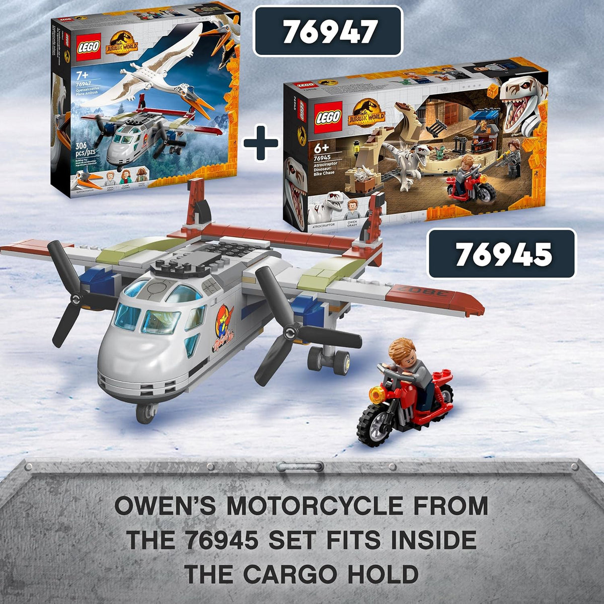 LEGO Jurassic World Quetzalcoatlus Plane Ambush 76947 Building Blocks Toy Set; Toys for Boys - image 7