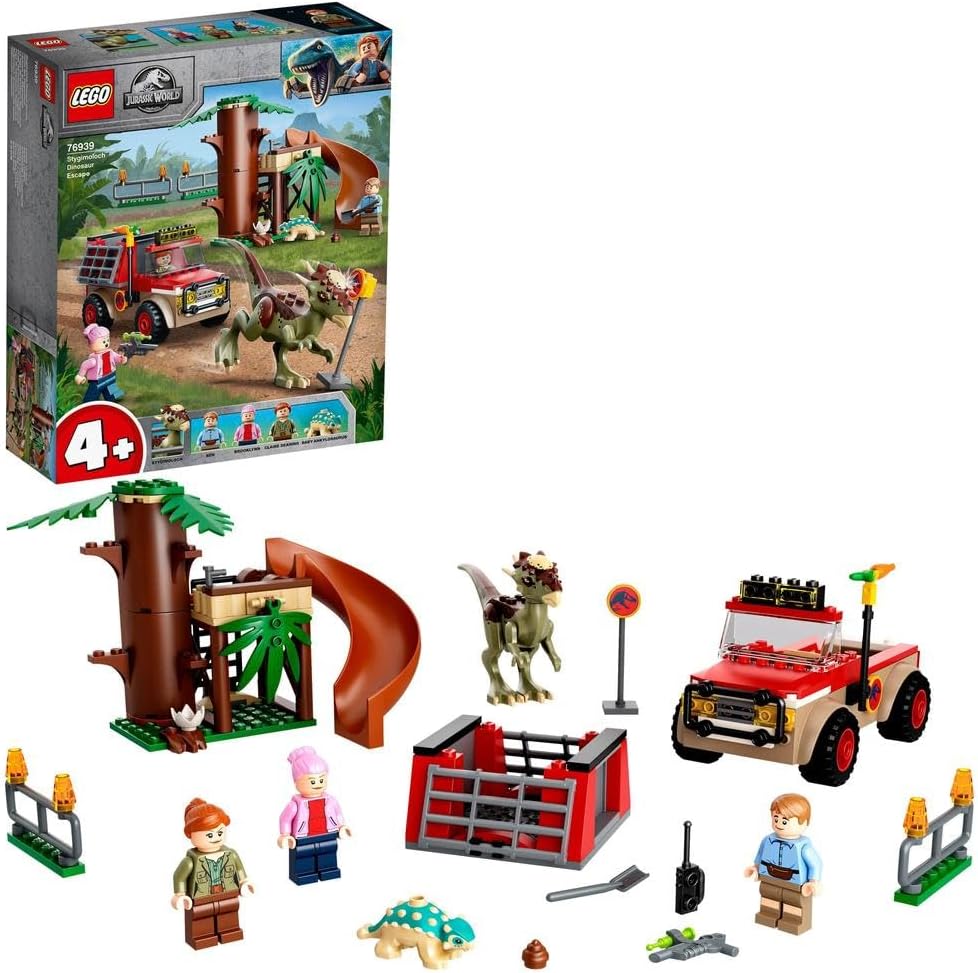 LEGO Jurassic World Stygimoloch Dinosaur Escape 76939 Toy Building Kit - image 1