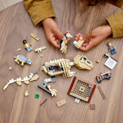 LEGO Jurassic World T. rex Dinosaur Fossil Exhibition 76940 Building Kit - image 4