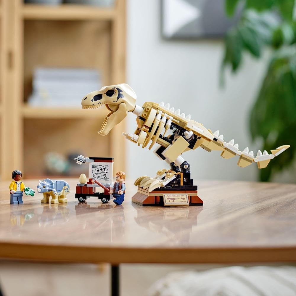 LEGO Jurassic World T. rex Dinosaur Fossil Exhibition 76940 Building Kit - image 5