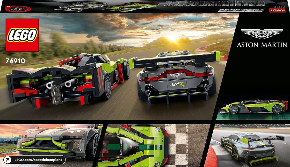 LEGO LEGO® Speed Champions Aston Martin Valkyrie AMR Pro and Aston Martin Vantage GT3 76910... - image 4