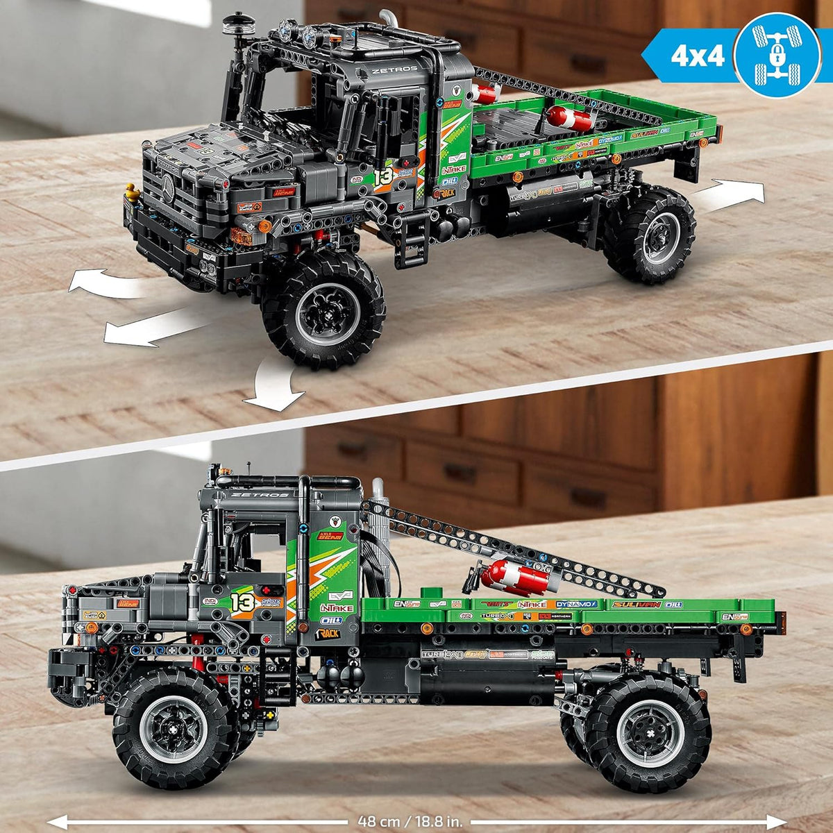 LEGO LEGO® Technicâ„¢ 4x4 Mercedes-Benz Zetros Trial Truck 42129 Building Kit (2 - image 14