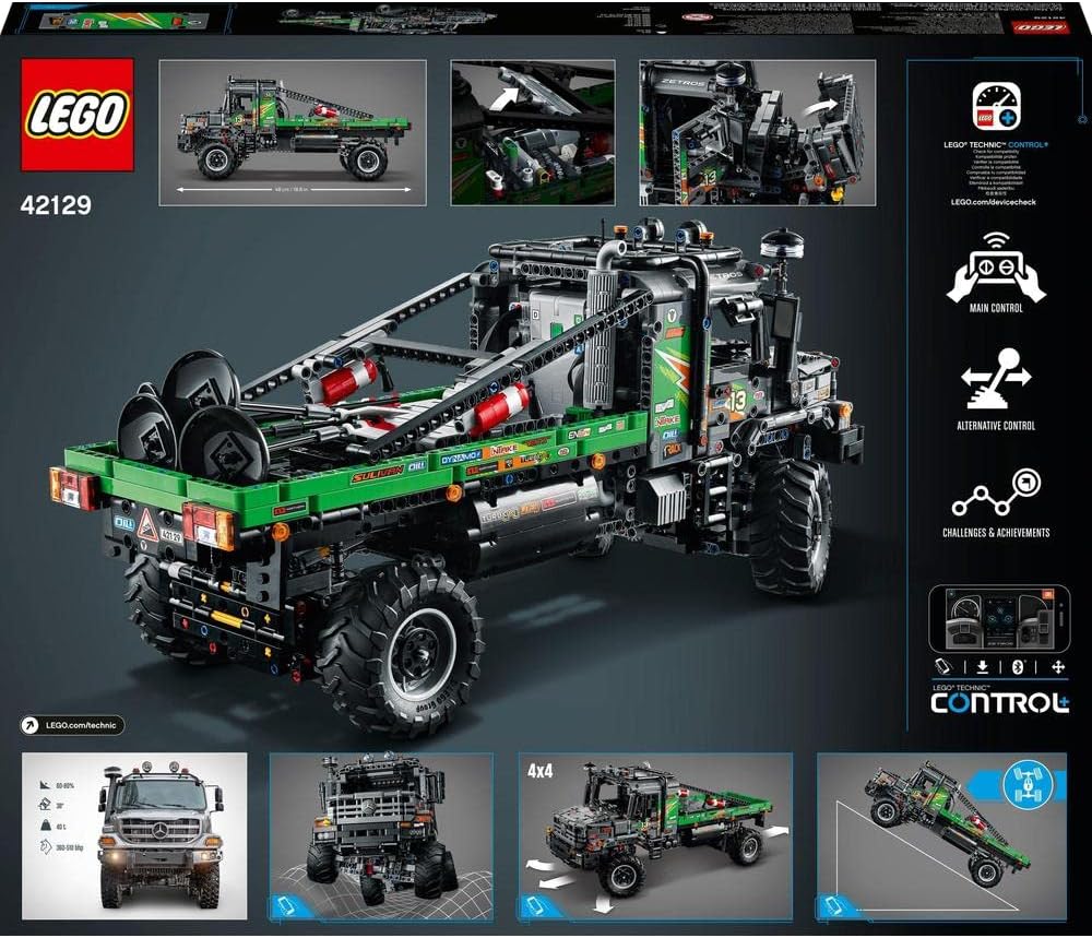 LEGO LEGO® Technicâ„¢ 4x4 Mercedes-Benz Zetros Trial Truck 42129 Building Kit (2 - image 6