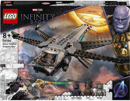 LEGO Marvel Black Panther Dragon Flyer 76186 Building Kit - image 2