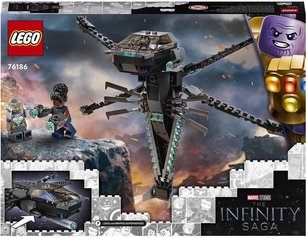 LEGO Marvel Black Panther Dragon Flyer 76186 Building Kit - image 7