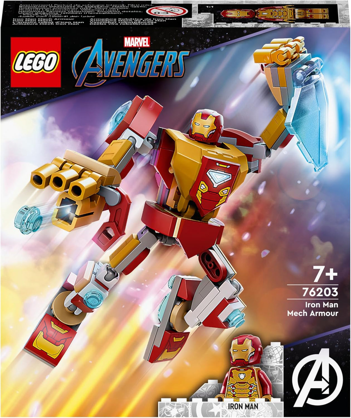 LEGO Marvel Iron Man Mech Armour 76203 Building Kit - image 1