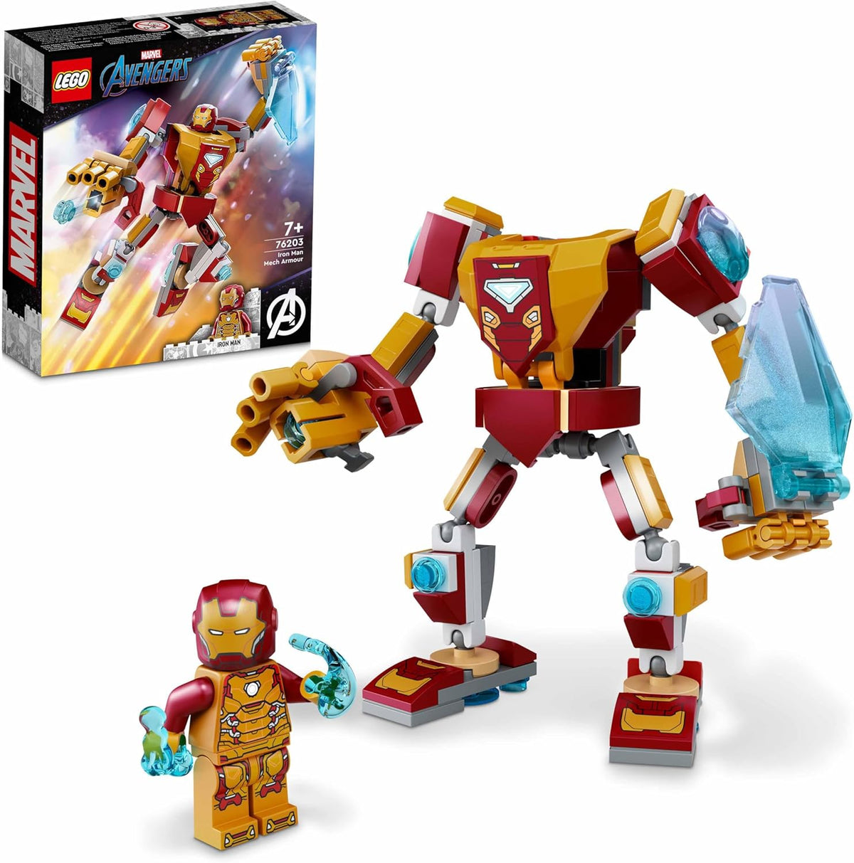 LEGO Marvel Iron Man Mech Armour 76203 Building Kit - image 2