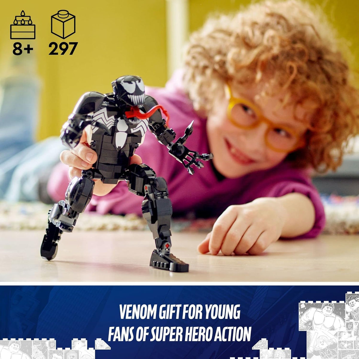 LEGO Marvel Venom Figure 76230 Building Toy Set; Realistic Model for Play and Display; Action Gift... - image 6